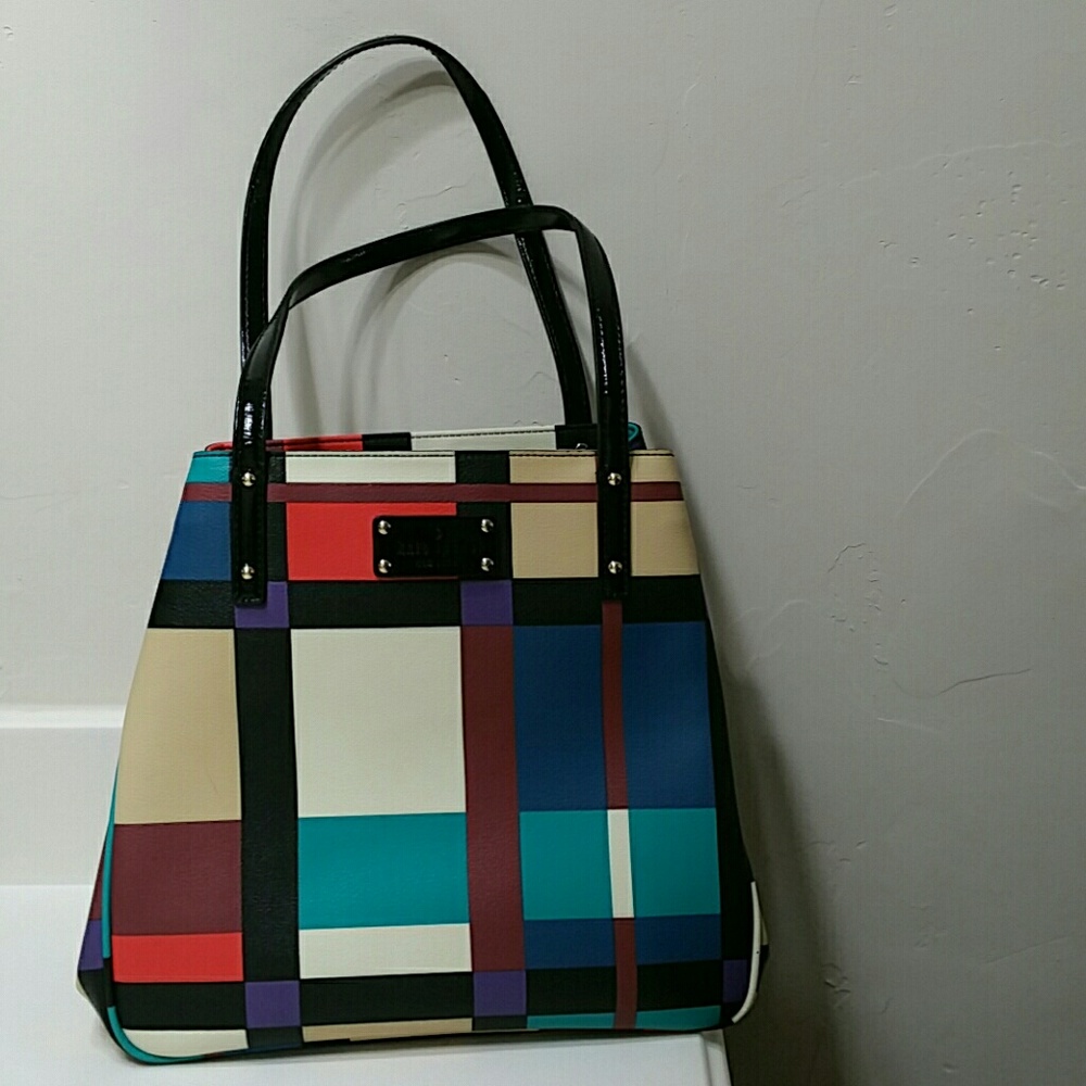 Kate Spade Perry Street Plaid Michelle Check Tote
